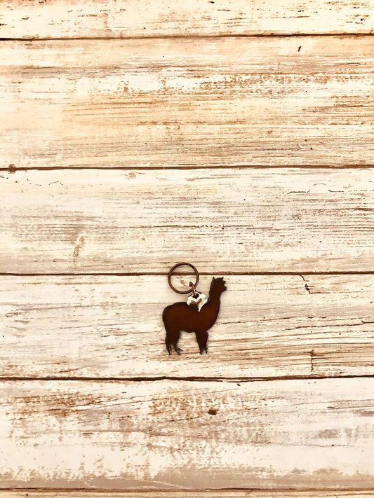 Alpaca Keychain