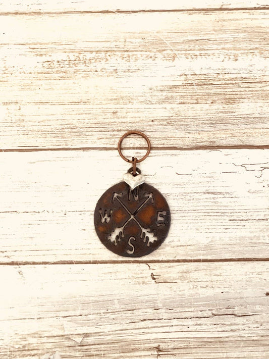 Compass Key Chain