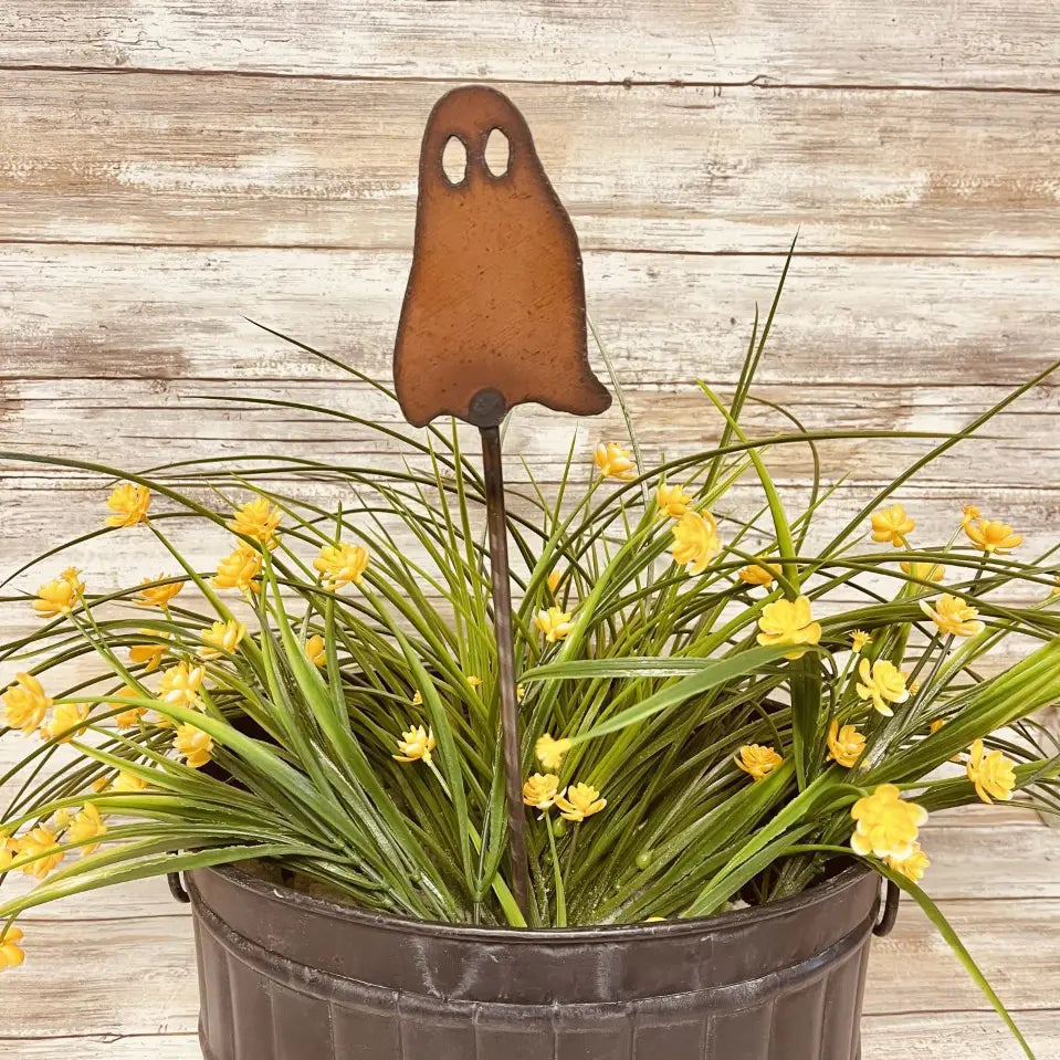 Ghost Halloween Plant Stake For Garden