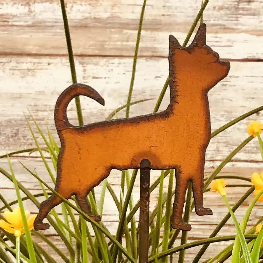 Chihuahua Dog Breed Garden Plant Stake