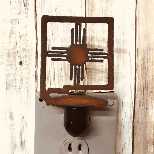 New Mexico State Outline with Zia Nightlight