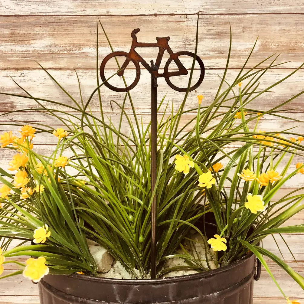 Bicycle Garden Plant Stake