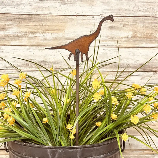 Brachiosaurus Dinosaur  Garden Plant Stake