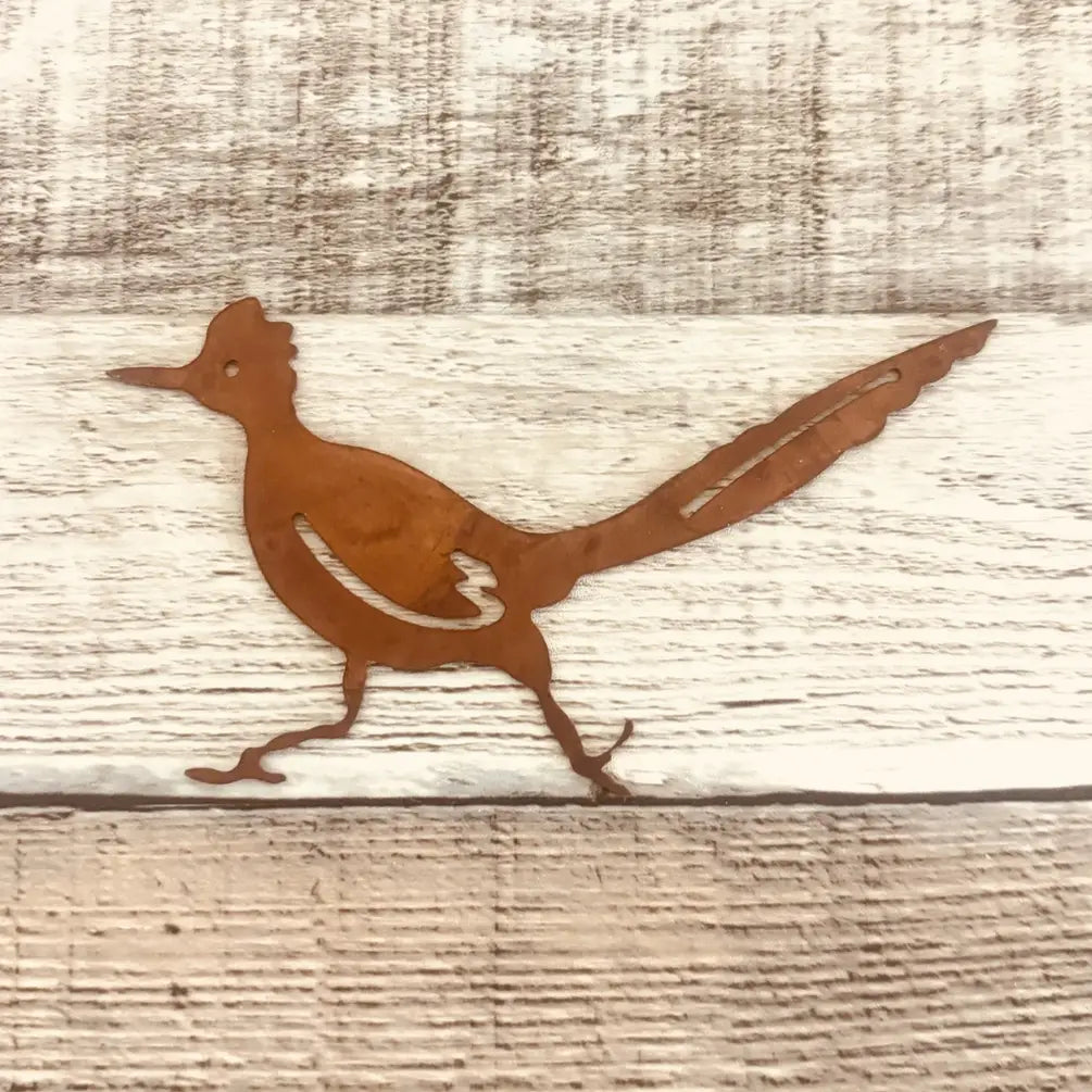 Spirit Roadrunner Rustic Metal Southwest Desert Magnet