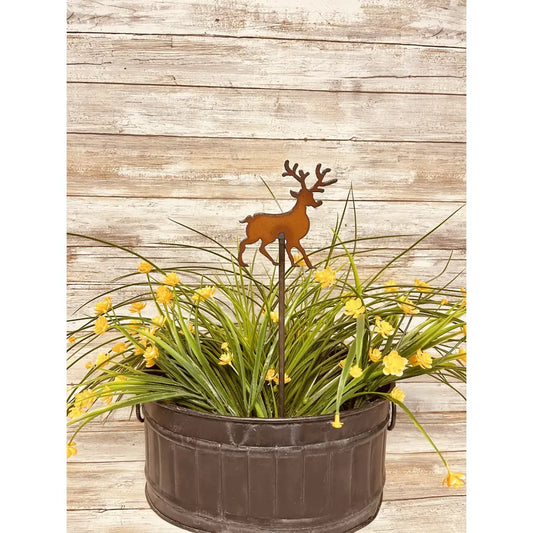 Rudolph The Reindeer Garden Plant Stake Christmas
