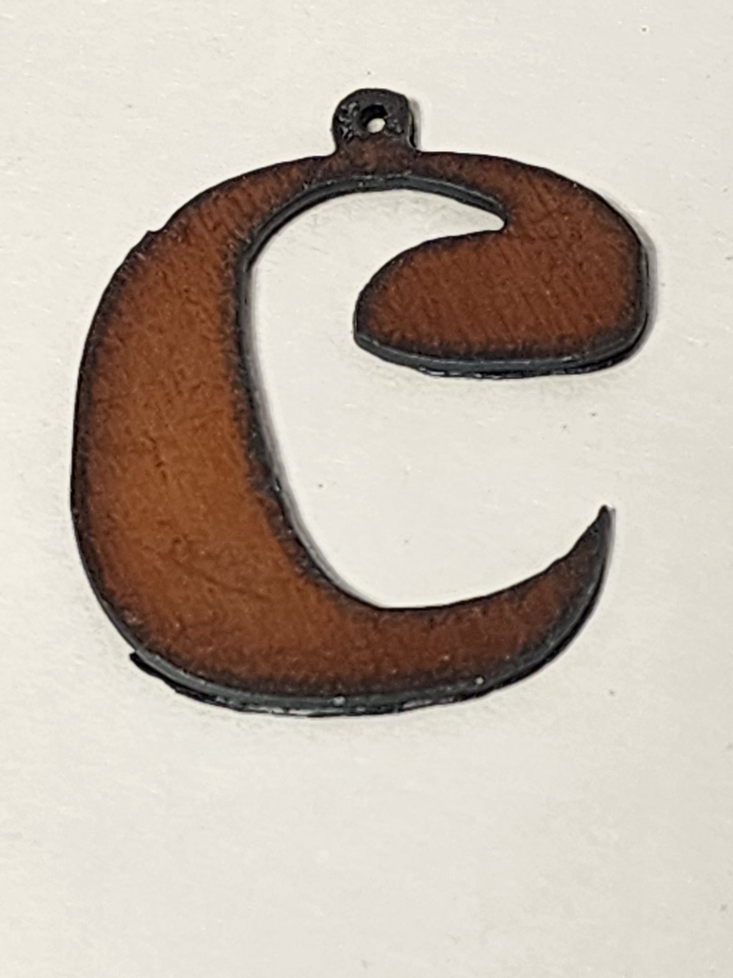 "Rowdy" font Initial Charm