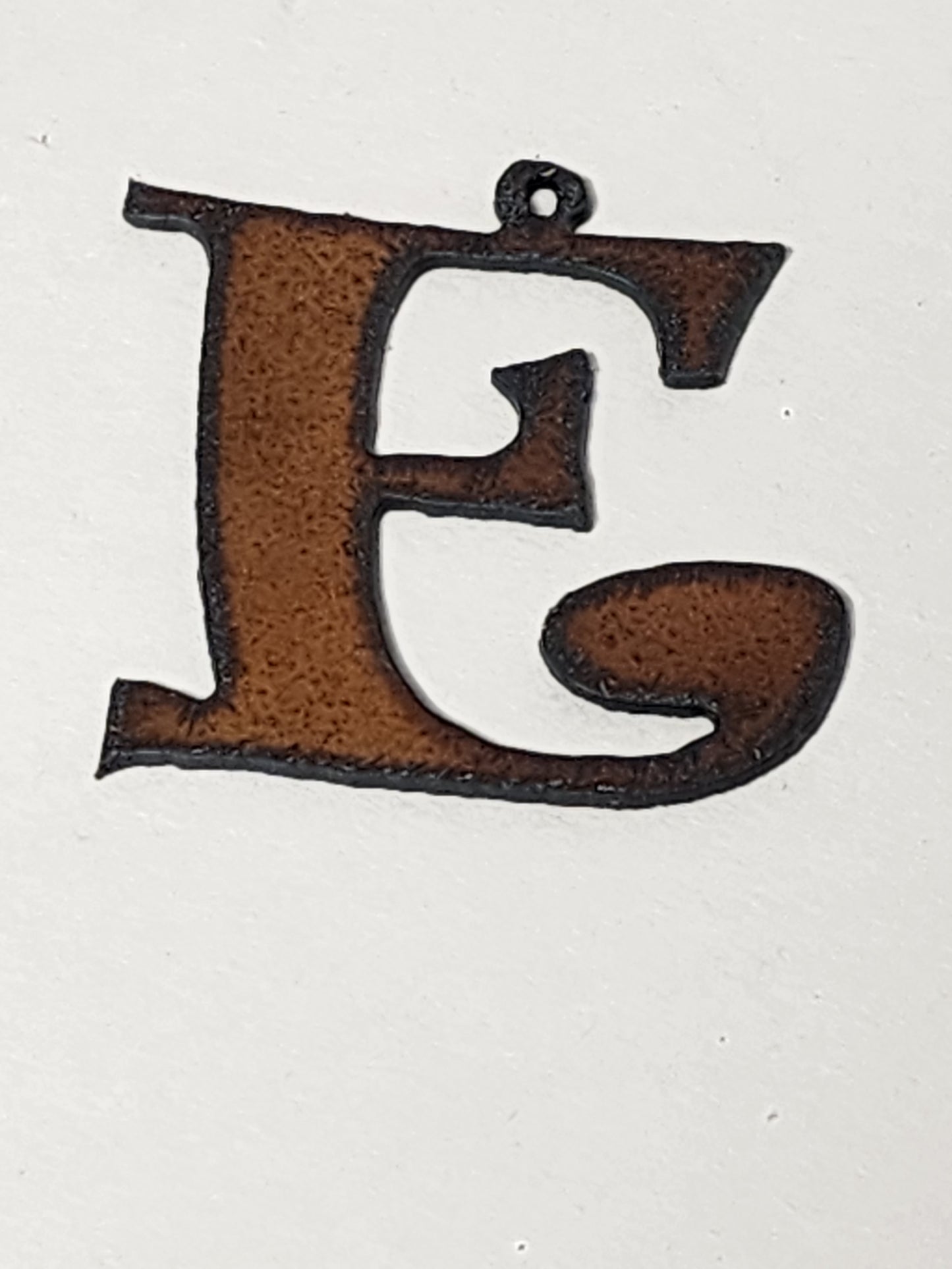 "Rowdy" font Initial Charm