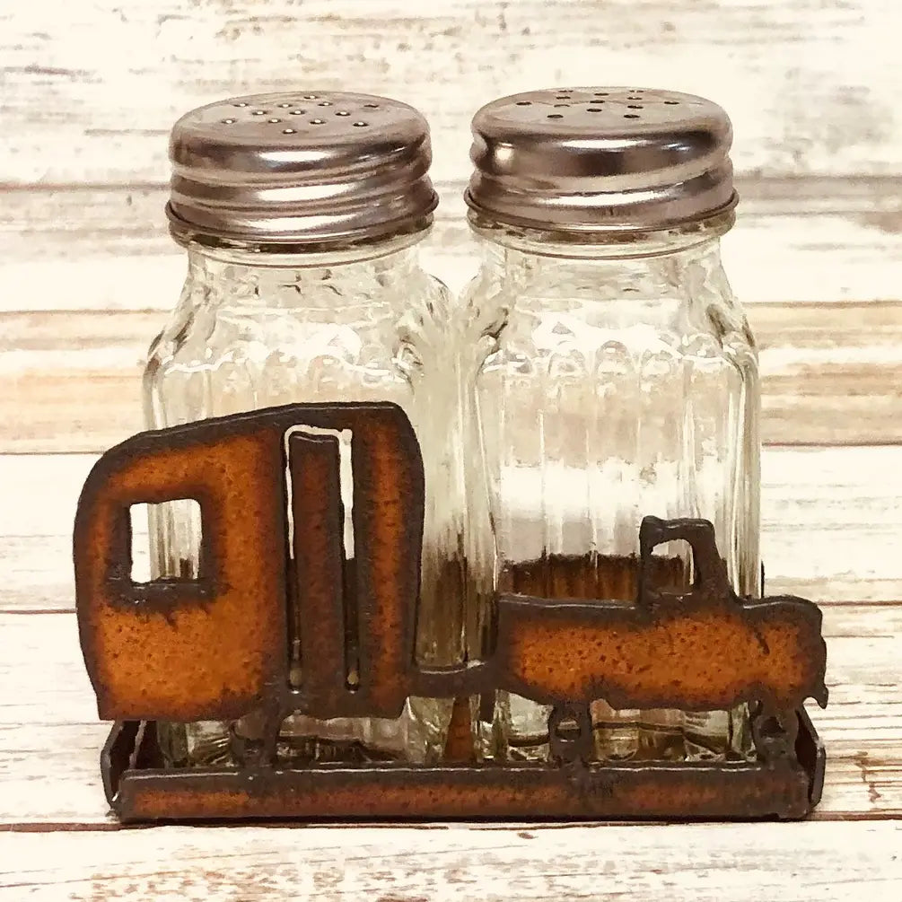 Truck and Camper Trailer Rustic Salt n Pepper Holder
