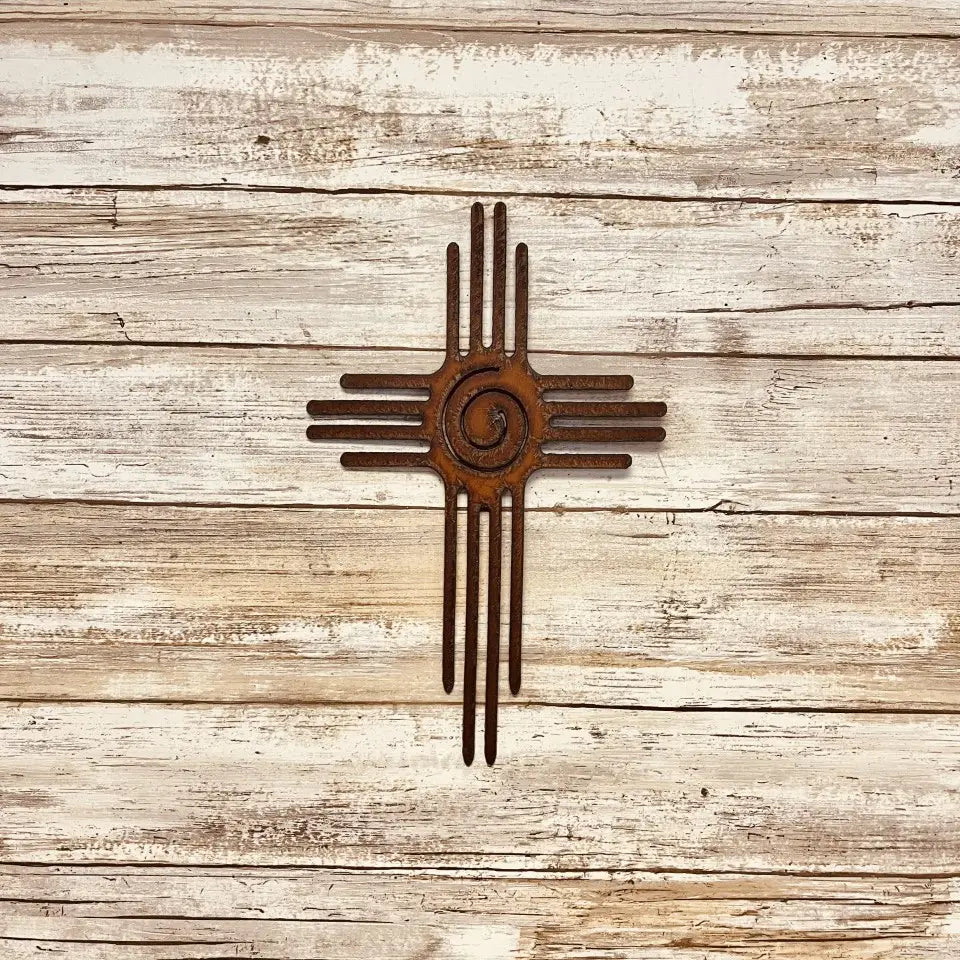 Zia Cross Small Wall Art New Mexico Southwestern