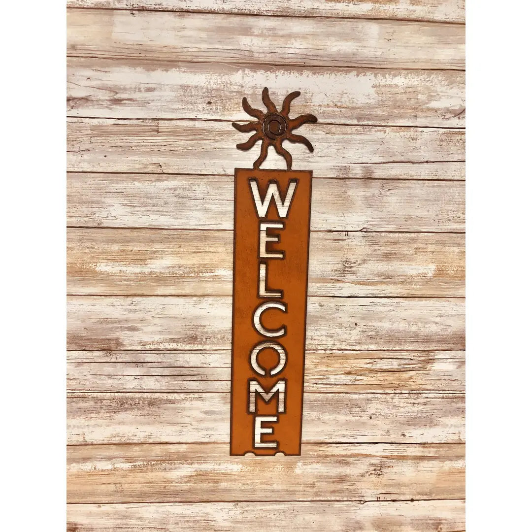 Sun Vertical Southwest Welcome Sign