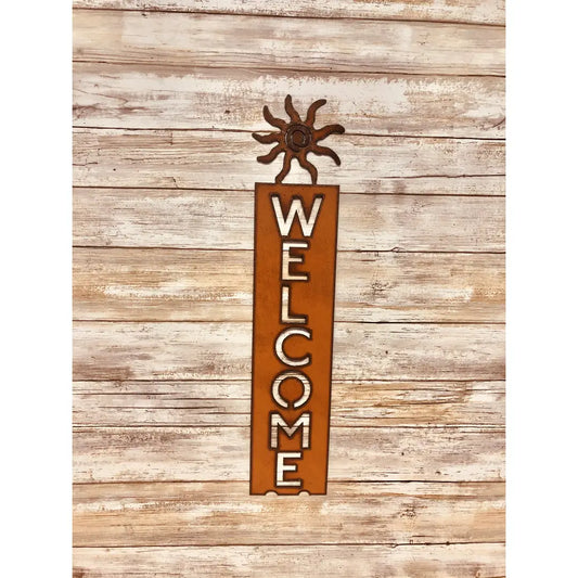 Sun Vertical Southwest Welcome Sign
