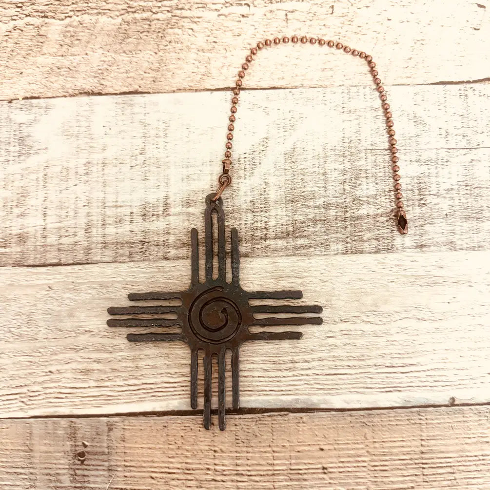 Zia Swirl New Mexico Ceiling Fan Pull