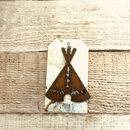 Teepee Rustic Metal Hat Pin Hat Bar Gift Usa Made