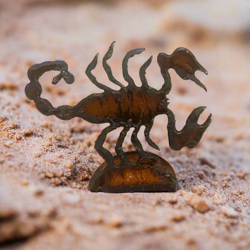 Scorpion ADD ON Rustic Arizona Metal Tabletop Figurine