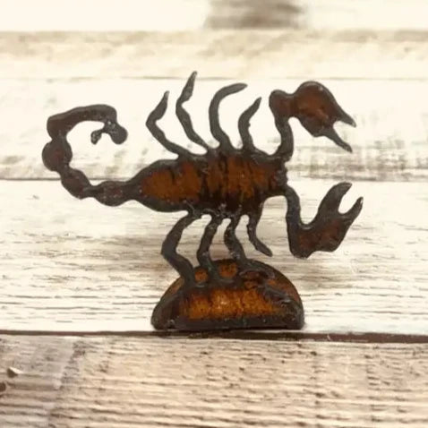 Scorpion ADD ON Rustic Arizona Metal Tabletop Figurine