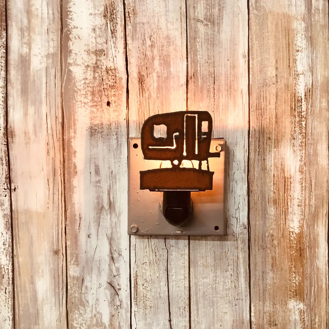 Shasta Camper Trailer Koa Rustic Iron  Image Nightlight
