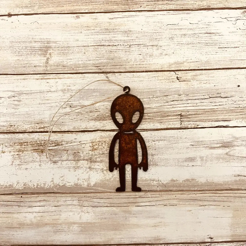 Alien Full Body Ornament Area 51 New Mexico Christmas