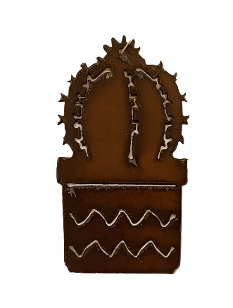 Potted Barrel Cactus Southwestern Desert Ornament