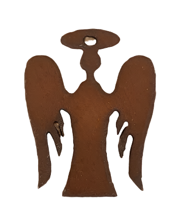 Angel Charm Pendant Gift Rustic Metal