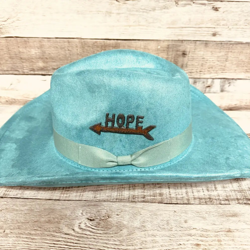 Hope Arrow Rustic Metal Hat Pin Hat Bar Gift USA Made