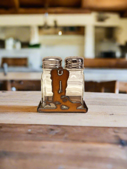 Boot Western Salt N Pepper Shaker