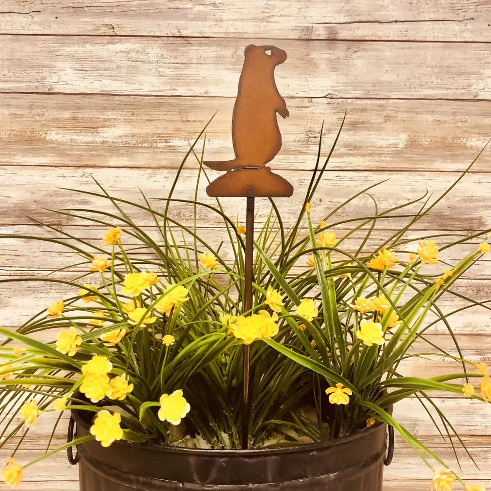Prairie Dog Garden  Lodge Plant Stake