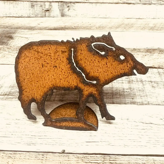 Javelina Add On Rustic Table standing Mini Figurine