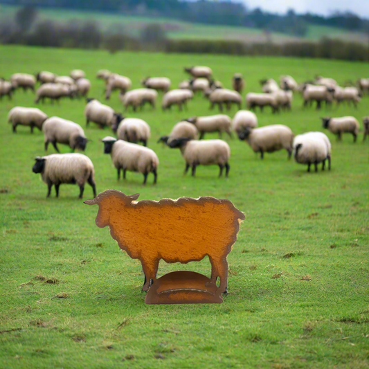 Sheep Doodad Rustic Farm Dairy Tabletop Figurine