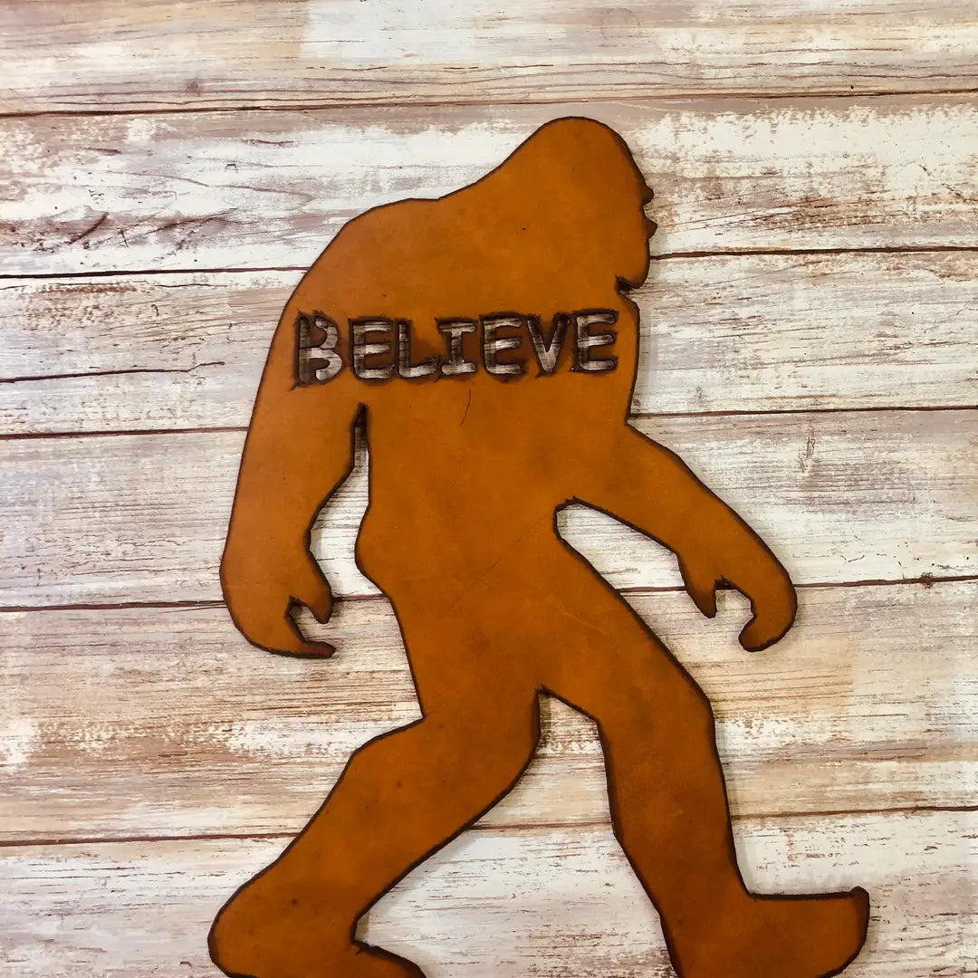 Bigfoot Yeti Sasquatch Believe Image Sign