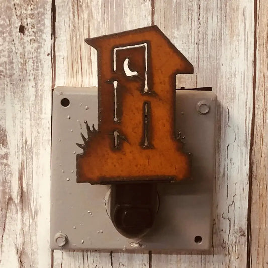 Outhouse Image Western  Nightlight