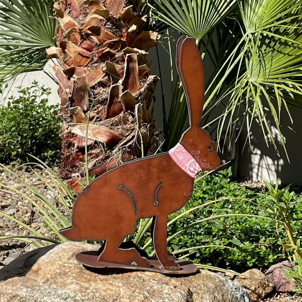 Jackrabbit Garden Yard Art Small Sculpture