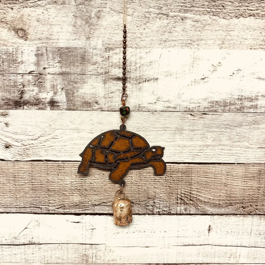 Tortoise Desert Arizona Southwestern Bell Rustic Metal Chime