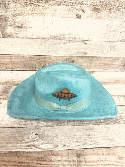 Flying Saucer Area 51 Metal Whimsical Hat Pin USA MADE