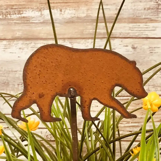 Black Bear Lodge Garden Plant Stake
