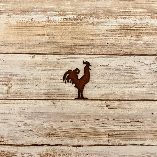 Rooster Charm Farmhouse Pendant Rustic Metal DIY Charm