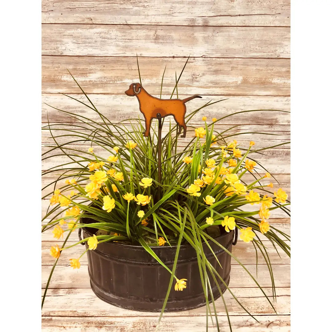 Labrador Retriever Dog Garden Plant Stake