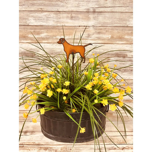 Labrador Retriever Dog Garden Plant Stake