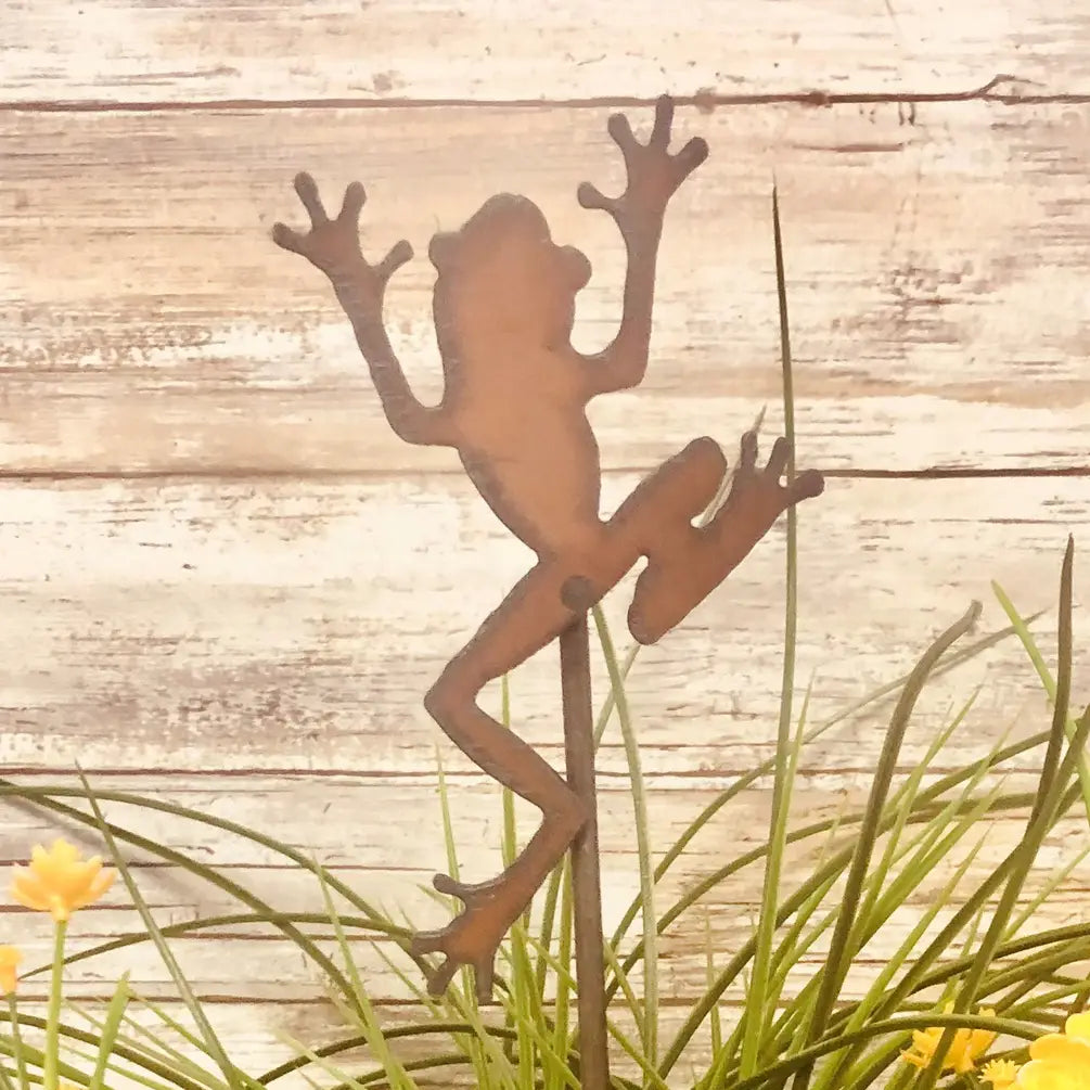 Frog Garden Plant Stake