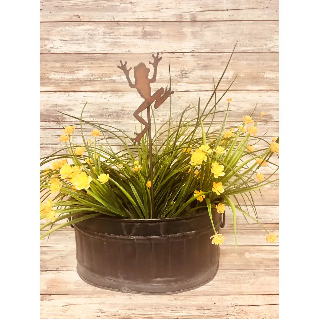 Frog Garden Plant Stake