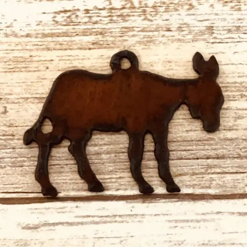 Donkey Standing Charm Jackass mule Pendant