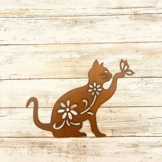 Cat Garden Friend Pet Wall Image Sign