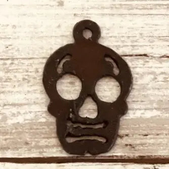Sugar Skull Charm Day of The Dead Pendant