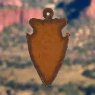 Arrowhead Charm Pendant Rustic Native Southwest