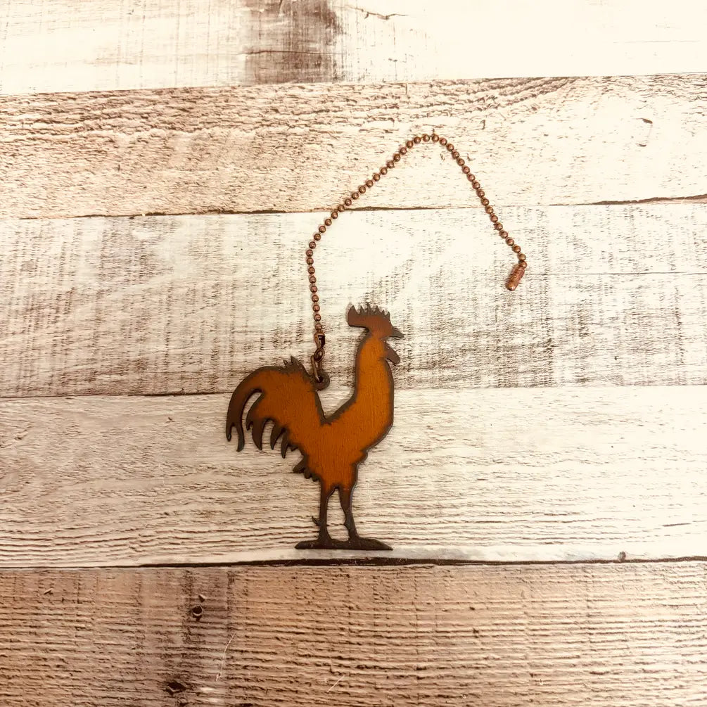 Rooster Farm Nostalgic Ceiling Fan Pull