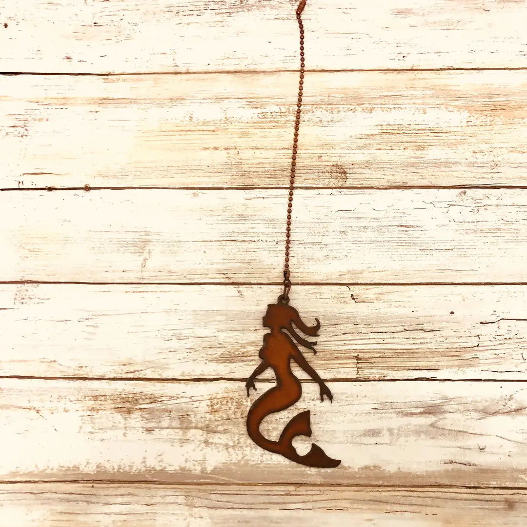 Mermaid Nautical Fan Pull