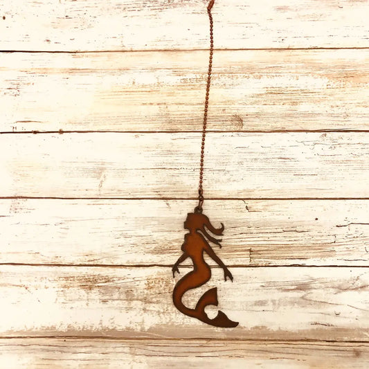 Mermaid Nautical Fan Pull