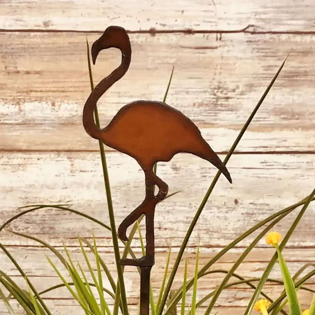 Flamingo Nautical Garden  Plant Stake