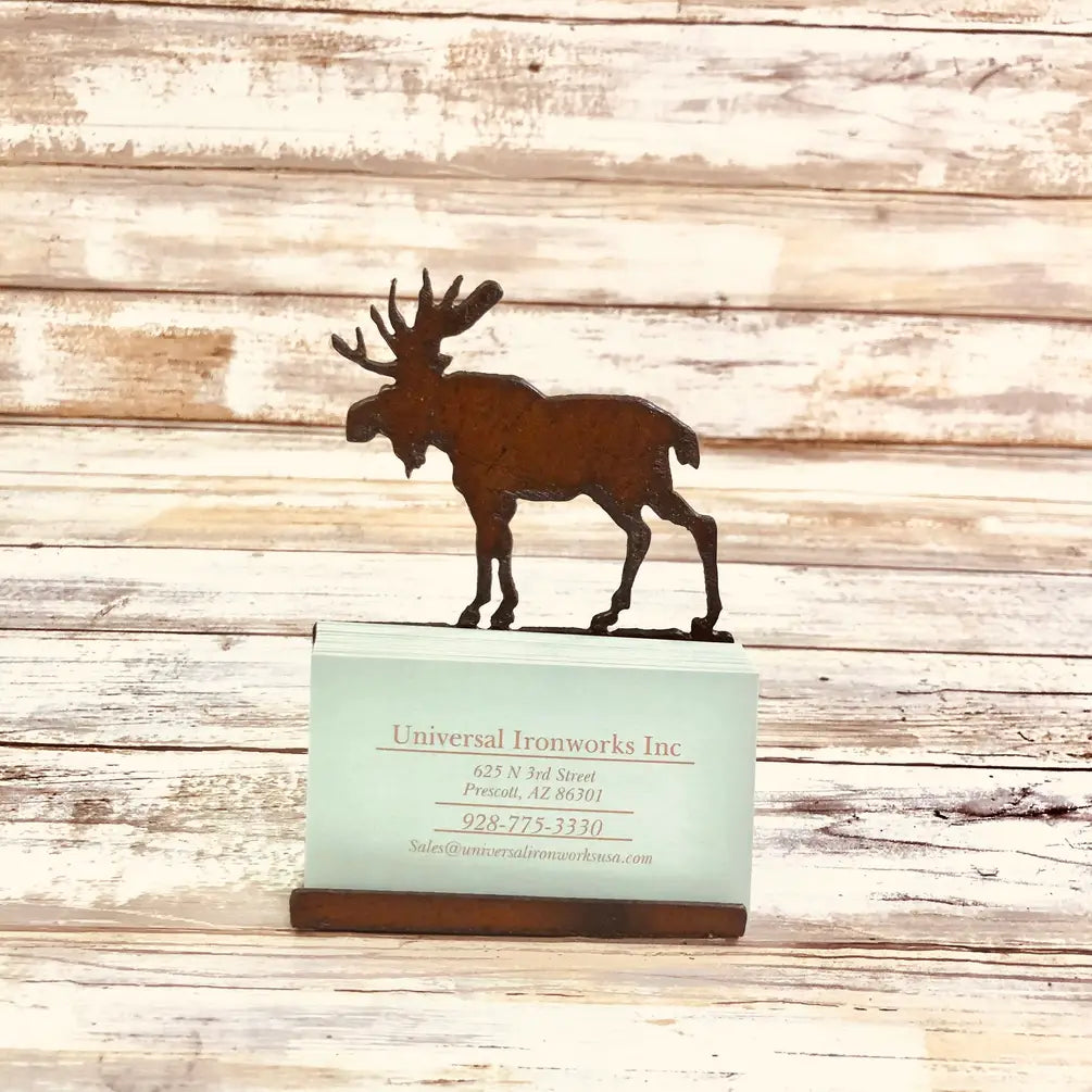 Moose lodge Business Card Holder