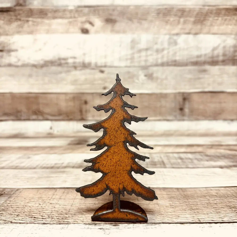 Emporium Pine Tree DOODAD Rustic Metal Lodge Figurine