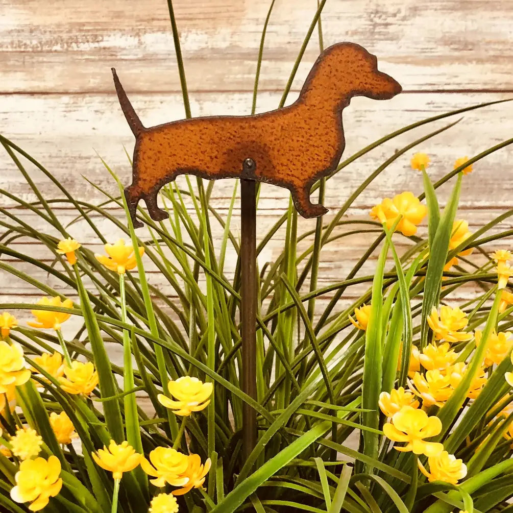 Dachshund Wiener Dog Garden Plant Stake